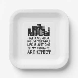 Assiettes En Carton Définition de l'architecte