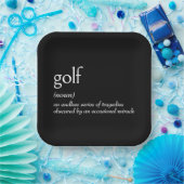 Assiettes En Carton Définition du dictionnaire pour le GOLF (Fête)