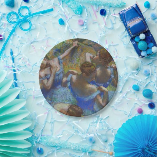 Assiettes En Carton Degas Blue Dancers Pastel Fine Art Masterpiece (Fête)