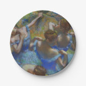 Assiettes En Carton Degas Blue Dancers Pastel Fine Art Masterpiece (Devant)