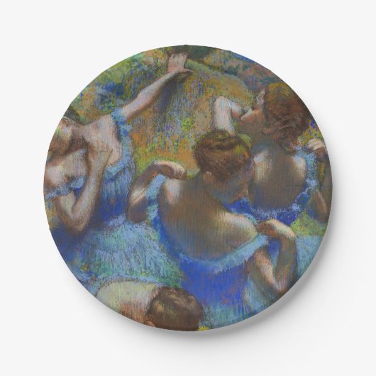 Assiettes En Carton Degas Blue Dancers Pastel Fine Art Masterpiece (Devant)