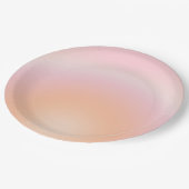 Assiettes En Carton Dégradé Fuzz Peach (Angle)
