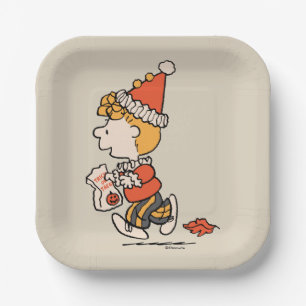 Assiettes En Carton Déguisement de clown de Sally pour Halloween Peanu