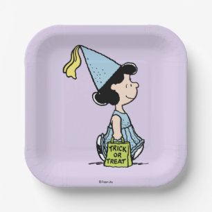 Assiettes En Carton Déguisement de princesse Lucy pour Halloween Peanu