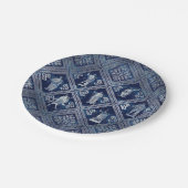 Assiettes En Carton Déités grecques et méandre ornement clé (Angle)