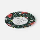 Assiettes En Carton Déjeuner de fête bénévole (Angle)