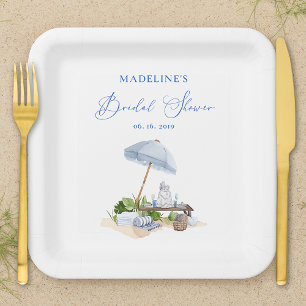 Assiettes En Carton Déjeuner sur la plage élégant au bord de la mer po