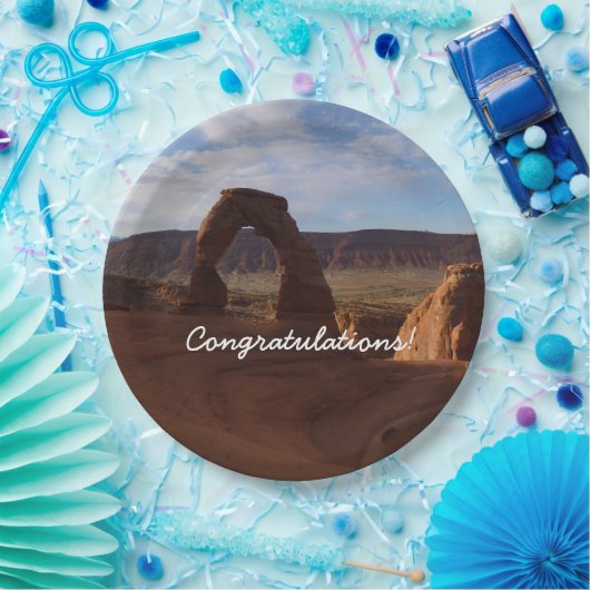 Assiettes En Carton Delicate Arch II au Parc national des Arches (Fête)