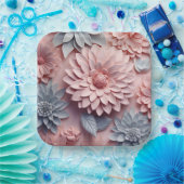 Assiettes en carton Delicate Bloom (Fête)