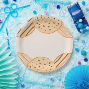 Assiettes En Carton Délice de Donut Vanille