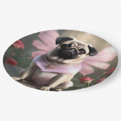 Assiettes En Carton Délicieux Carlin Funny Fairy, (Angle)