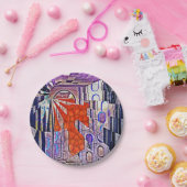 Assiettes En Carton Demain's Way Aujourd'hui Retro Future Art (Fête)