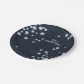 Assiettes En Carton Denim & Diamonds Chic Elegant Plaques de Partie de (Angle)