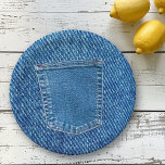 Assiettes En Carton Denim Jeans Pocket Western Mariage campagnard Part<br><div class="desc">Cette conception a été créée par art numérique. Elle peut être personnalisée en choisissant l'option customiser plus loin. Contactez-moi à l'adresse colorflowcreations@gmail.com si vous souhaitez que ce design soit disponible sur un autre produit. Voir d'autres de mes créations ou suivez-moi à www.facebook.com/colorflowcreations,  www.instagram.com/colorflowcreations,  www.twitter.com/colorflowart et www.pinterest.com/colorflowcreations.</div>