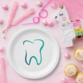 Assiettes En Carton Dentistère dentaire Image Médicale (Fête)