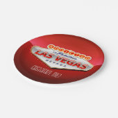 Assiettes En Carton Dépendant signe drôle à Las Vegas, Nevada (Angle)