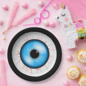 Assiettes En Carton Déplaisant Blue Eyeball (Fête)