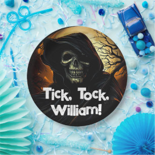 Assiettes En Carton Déplaisant Grim Reaper Anniversaire