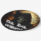 Assiettes En Carton Déplaisant Grim Reaper Anniversaire (Angle)