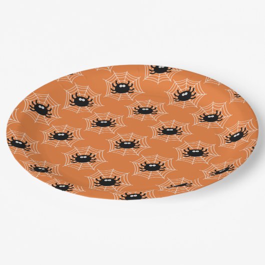 Assiettes En Carton Déplaisants Crawlers Araignées Bugs Cobwebs Hallow (Angle)