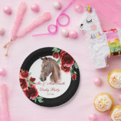 Assiettes En Carton Derby parti cheval équestre partie personnalisée (Fête)
