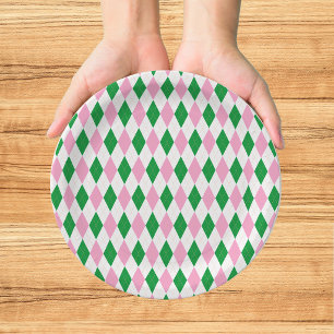 Assiettes En Carton Dernier Golf Swing Bachelorette Rose Vert
