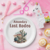 Assiettes En Carton Dernier Rodéo de Scottsdale Week-end d'enterrement (Fête)