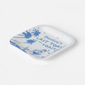 Assiettes En Carton Dernier Toast Coast en Whimsical Bachelorette (Angulaire)