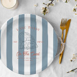 Assiettes En Carton Dernier toast sur la Bachelorette Côte<br><div class="desc">L'apparence de ces autocollants est une préppie de la relaxation de luxe. C'est un retour à l'époque de la sophistication de l'ancien argent, avec des vignettes vintages et des étiquettes de luxe. Les blancs immaculés et les rayures horizontales sont la caractéristique de ce look. Pensez aux polos et aux chaussures...</div>