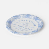 Assiettes En Carton Dernier Toast Sur La Côte Beach Bachelorette Côtiè (Angle)