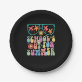 Assiettes En Carton Dernière journée de l'école Super dehors pour l'ét (Devant)