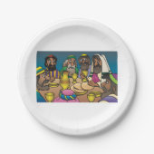 Assiettes En Carton Dernière soupe Plaques de papier religieux (Devant)