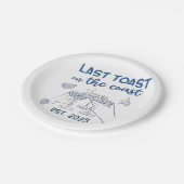 Assiettes En Carton Dernière Toast sur la Côte Est 2025 (Angle)
