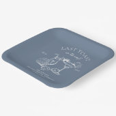 Assiettes En Carton Dernière Toast sur la Côte Fête de Bachelorette (Angulaire)