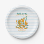 Assiettes En Carton Dernière voile avant la soirée d'enterrement de vi (Devant)