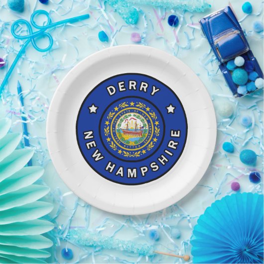 Assiettes En Carton Derry New Hampshire (Fête)