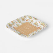 Assiettes En Carton Des Feuilles Citrouilles Russes Réprouvés (Angulaire)