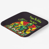 Assiettes En Carton Des figures Aliens émergent près de la zone 51 (Angulaire)