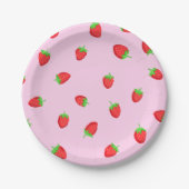 Assiettes En Carton Des Fraise Plates (Devant)