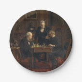 Assiettes En Carton Des gentillesses jouent à un jeu d'échecs (Thomas  (Devant)