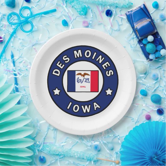 Assiettes En Carton Des Moines Iowa (Fête)