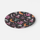 Assiettes En Carton Des monstres amicaux de l'espace extra-atmosphériq (Angle)