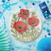 Assiettes En Carton Des pépites sur une plaque de papier (Fête)