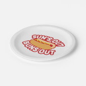 Assiettes En Carton Des soleils petits pains (Angle)