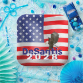 Assiettes En Carton DeSantis 2028 avec Bald Eagle (Fête)