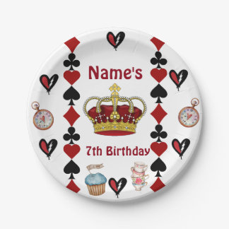 Assiettes En Carton descendants rise of red birthday party plates