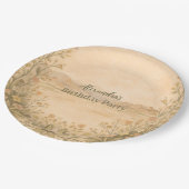 Assiettes En Carton Desert Botanical Birthday (Angle)