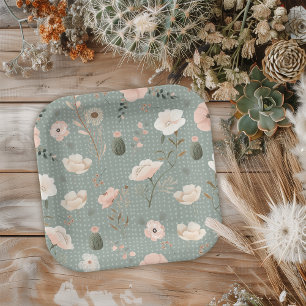 Assiettes En Carton Desert Chic