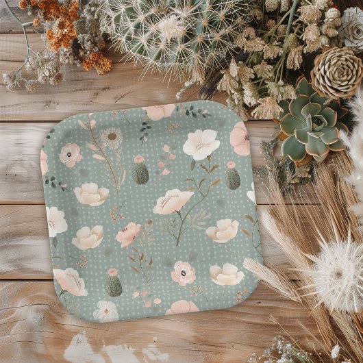 Assiettes En Carton Desert Chic