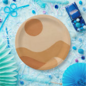 Assiettes En Carton Desert Sun Minimal (Fête)